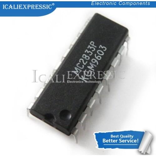 10PCS MC2833P MC2833 MC2833PG DIP-16 In Stock
