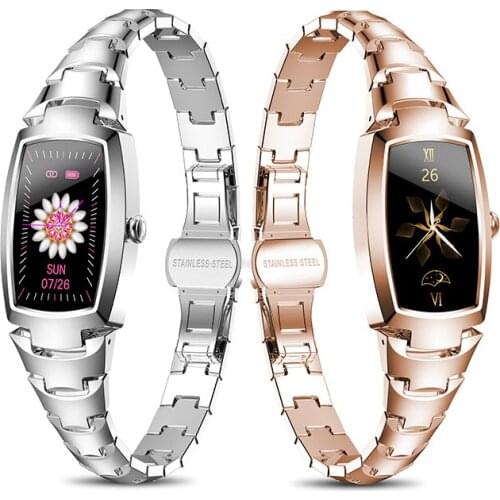 2021 Facotry Female Smart Watch H8PRO Wireless For Smartphone Android Ios ,Shake Take Picture, Stopwatch EGG Waterproof BT5.0