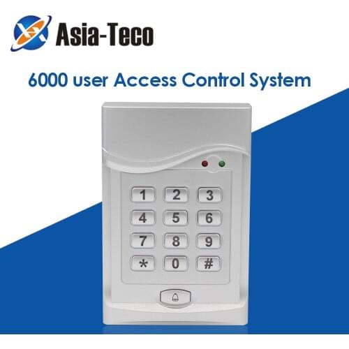 6000 user Standalone Access Controller 125Khz RFID Access Control Keypad digital panel Card Reader Door Lock opener