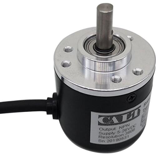 CALT Incremental Rotary Encoder GHS38-06 5v Line Driver 3600PPR Pulse encoder A B Z Singnal