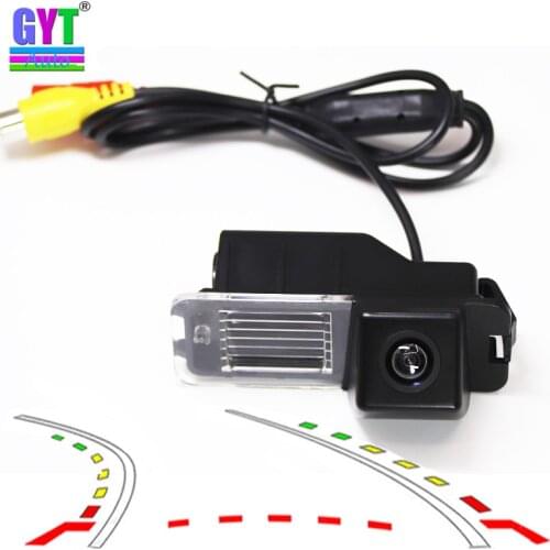 Dynamic Trajectory car Rear View Reverse Backup Camera for VW Volkswagen Polo V (6R) Golf 6 VI Passat CC MK6 MK7 GTI MK6