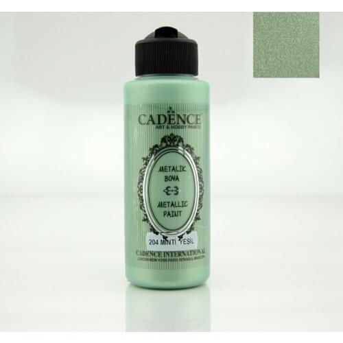 Cadence Metallic Paint 204-Mint Green 120ml