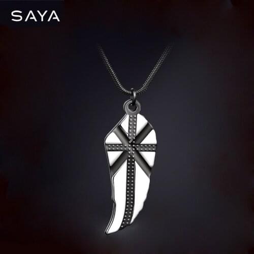 Pendant for Men, Necklace Tide Personality Cross Pendant Jewelry, Trendy Hip Hop Pendant, Free Shipping, Engraving