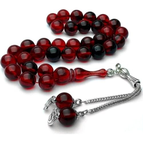 Islamic Tasbih Muslim Rosary Beads 33 Prayer Rosary For Men Bracelet For Men Accessory amber oltu amber stone Handmade Turkey