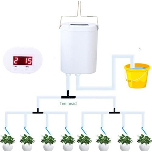 Outdoor suspension Automatic Watering Pump Controller Flowers Plants Home Sprinkler Drip Irrigation Device Pump Timer System