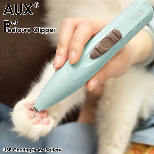 New Low-Noise Cat Dog Clippers Pet Foot Paws Hair Trimmer Dog Grooming Clipper USB Charging Cutter for Eye Ear Butt Hair Remover