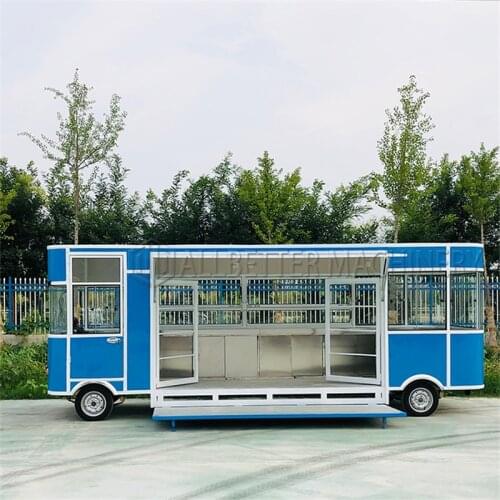 Ice Cream Hot Dog Electric Food Cart Kitchen Restaurant Vintage Mobile Food Truck