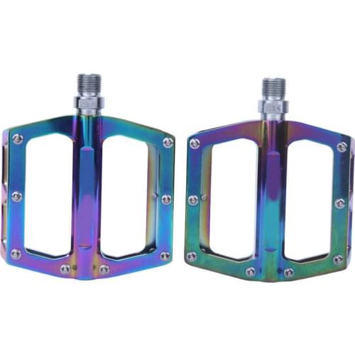 1 Pair Colorful Aluminum Alloy Wearproof MJ-058 Bicycle Pedals Road Bicycle MTB Mountain Bike Wide Pedals Cycling Parts
