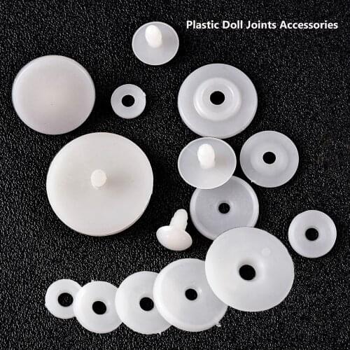 10sets 15mm-45mm Plastic Doll Joints Doll Accessories For Teddy Bear Toy Doll Making Joint doll DIY material Scrapbooking Crafts