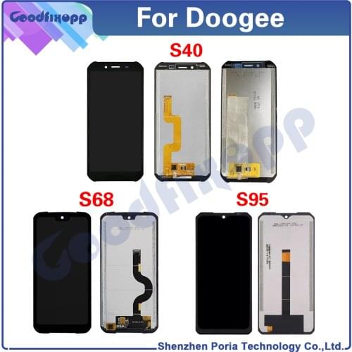 100% Test AAA For Doogee S40 S68 S95 S40 Lite S68 Por S95 Por LCD Display Touch Screen Digitizer Assembly Replacement