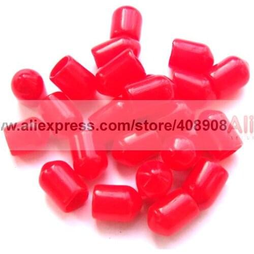 2000pcs Plastic Covers Dust Cap Red for RF SMA Female Connector