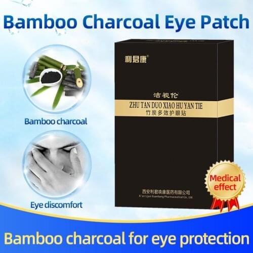 Bamboo Charcoal Multi-effect Eye Patch Medical Plaster For Eye Fatigue Dry Improve Eyesight Chinese Herbal Patch Health Care