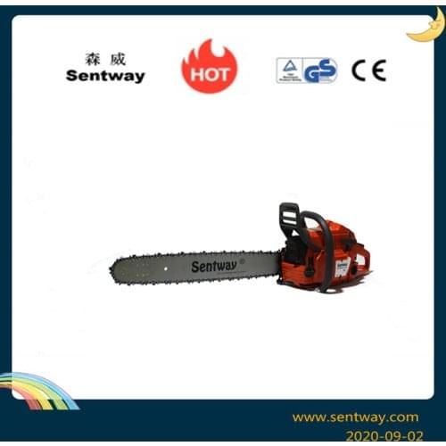 24"bar 2-Stroke wood cutter chain saw HUS 372 Gasoline CHAINSAW ,72CC CHAIN SAW