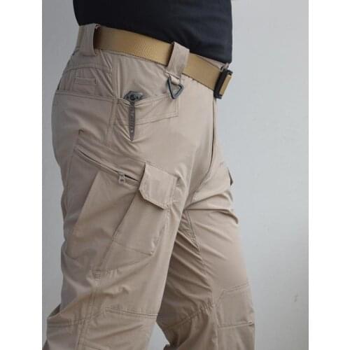 Superior Quality Mens Waterproof Cargo Pants Elastic Multiple Pocket Military Male Trousers hunting Outdoor Hiking Tactical News