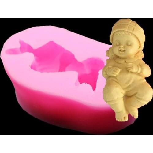 Children Silicone Mold Fondant Cake Shaped Chocolate Candy Making Pastry Kitchen Utensils And Decorative Soap Gadgets