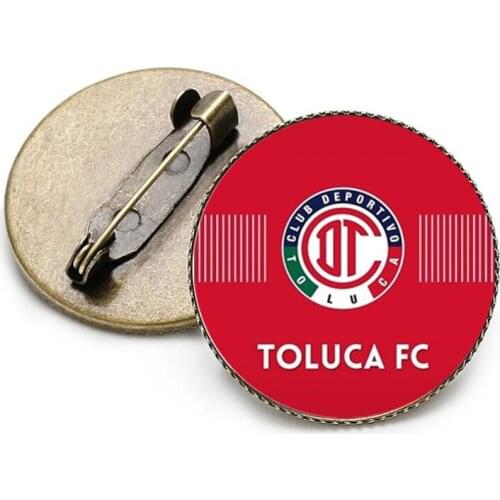 Del Deportivo Toluca De Mexico Football Socce Brooch Sport Team Brooch Jewelry for Kids Unisex Brooch Dropshipping