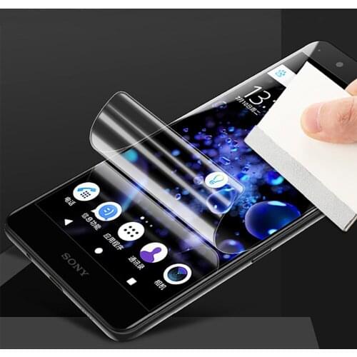 Hydrogel Front Screen Protector for Xperia XA XZ PREMIUM XA 1 XA1 XZ1 2 3 Compact Full Cover Soft TPU Protective Film