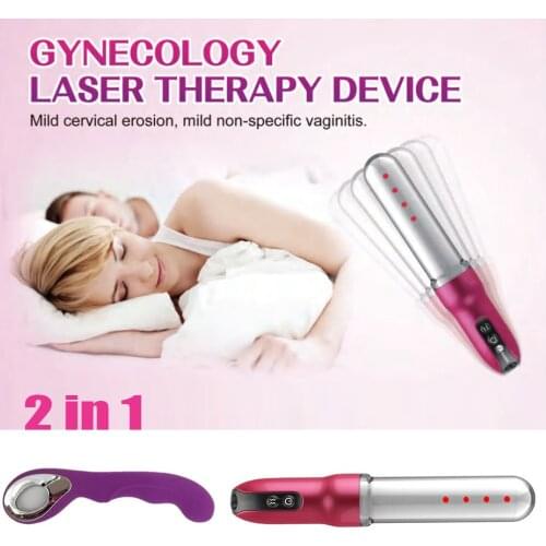 LASTEK Gynecological 3R Laser Therapy Device Pelvic Infection Vaginal Tightening Treatment With Gift AV Vibration Massage Stick