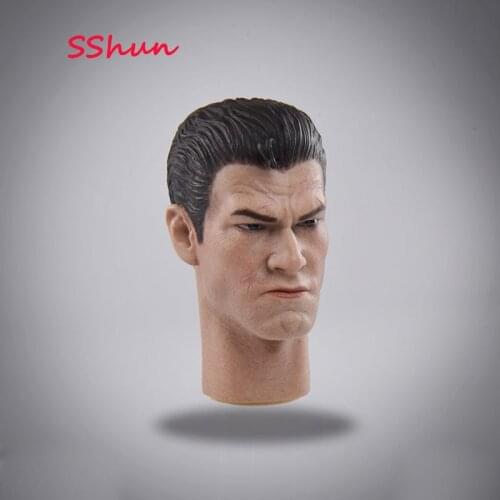 JX040 1/6 Scale Male Punisher Head Sculpture Soldier Male Head Sculpture Model For 12''Action Figure Toys Man Body Accessory DIY