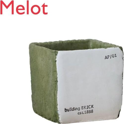 Creative Retro Retro DIY Graffiti Flower Pot Industrial Style Nostalgic Flower Desktop Succulents plant pots decorative home