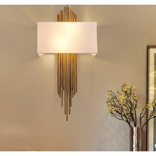 Led e14 Nordic Iron Fabric Designer LED Lamp LED Light Wall lamp Wall Light Wall Sconce For Store Foyer Bedroom