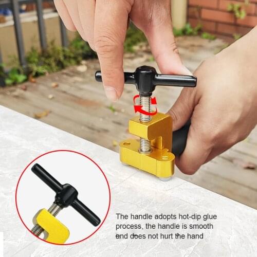 Spot Easy Glass Tile Cutter Ceramic Cut 1-piece Alloy Tool kit 2-in-1 Glass Cutter Best Price