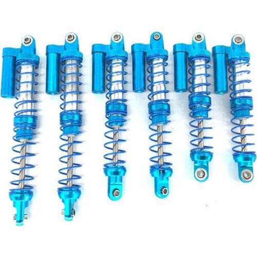 90/100/110mm Metal Shock Absorber External Hydraulic Damper for 1/10 SCX10 TRX4 Defender G500 RC Car Accessories Rear Suspension