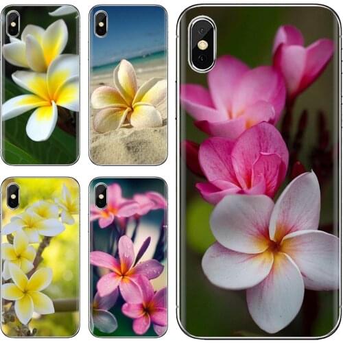 For Huawei Honor 6 6A 7 7X 7A 7C 8 8C 8X 9 9X 10 10i 20 Lite Play Pro Group of beautiful frangipani flowers Soft Bag Case