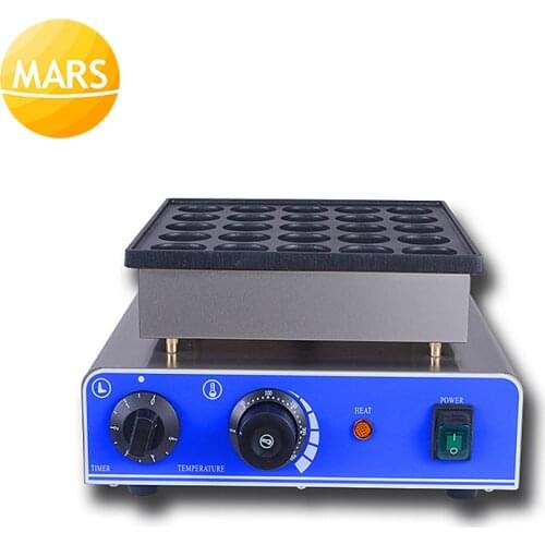 CE Approved 25pcs Poffertjes Pan Grill Machine Mini Dutch Pancake Maker Machine 220V 110V Waffle Iron Baker Dorayaki Machine