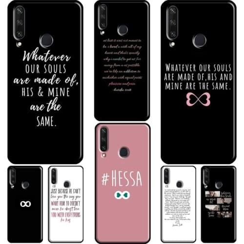 After We Collided Hardin Scott Tessa For Huawei Nova 5T 2i Phone Case For Huawei Y5 Y6 Y9 Y7 2017 2018 2019 Y6P Y5P 2020 Cover