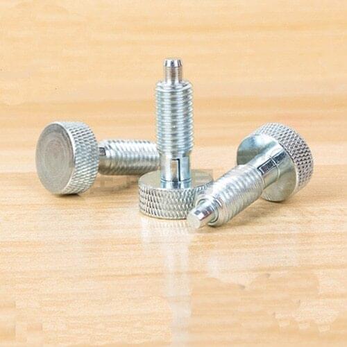 1pcs M6 M8 M10 M12 M16 Self-locking spring pin Knurled knob plunger Metric quick lock latch Full metal plunger Galvanized
