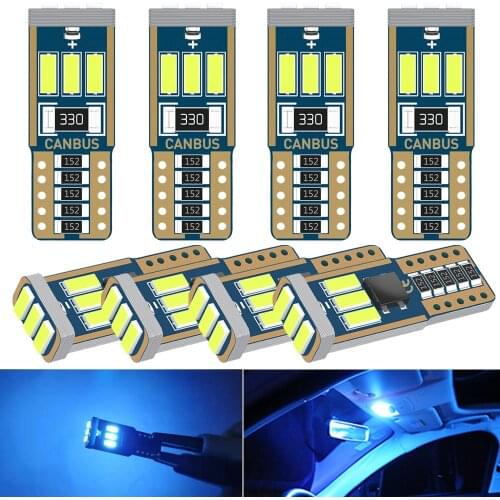 W5w T10 Led Canbus Bulbs On Cars Accessories Auto Interior Signal Light For VW Polo Passat B5 B6 CC Golf 5 6 7 Jetta MK6 Tiguan