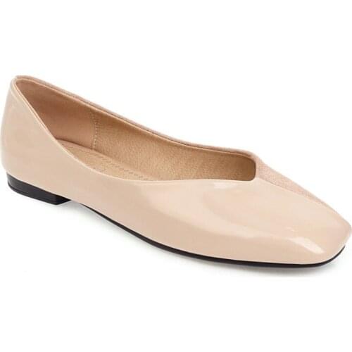 Big Size Square toe individual shoes summer flat ladies women shoes woman