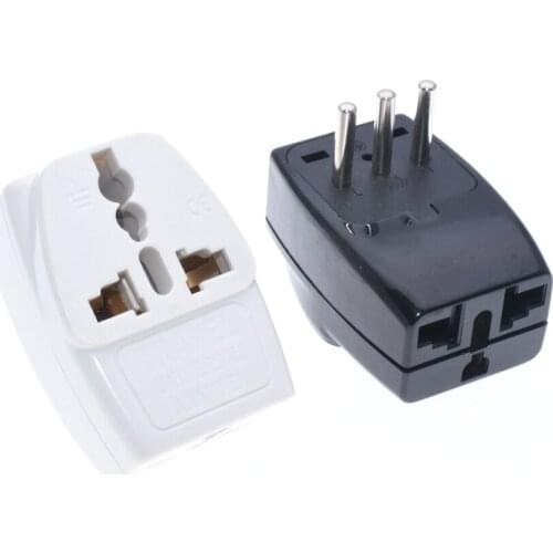 Type L plug adapter Universal travel Italy to EU US UK AUS Canada England France Swithland to Italy 3 to 1 outlet extension plug
