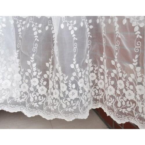 Embroidery lace fabric,fabrics by the meter,sewing accessories,Wedding cloth material,130cmX100cm