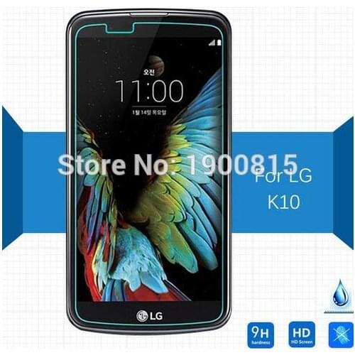 For LG K10 Tempered Glass Original 9H Protective Film Front Cover Screen Protector for K410 K420N K430ds K430dsY Guard