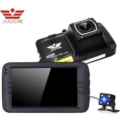 ANSTAR 3 Inch Car Camera Video Recorder Car Dvr Dual Lens HD 1080 Dash Cam Parking Monitor Automobile Dvrs Dashcam Night Vision