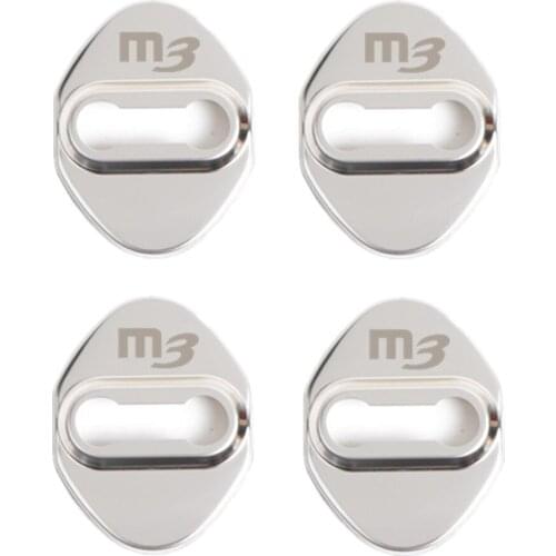 Car-Styling Car Door Lock Cover Auto Emblems Case For Mazda 3 mazda 6 CX 5 CX-5 CX3 323 Axela Atenza Accessories Car Styling