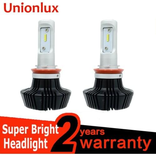 2 Pcs 12V 24V Car Headlight H4 LED H7 H1 H3 H11 HB3 HB4 9004 9005 9006 HB3 HB4 72W 8000LM Auto Head Fog Lamp 6000K Light Bulb