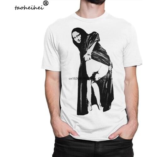 Banksy Mona Lisa Mooning T Shirt Womens and Mens Sizes