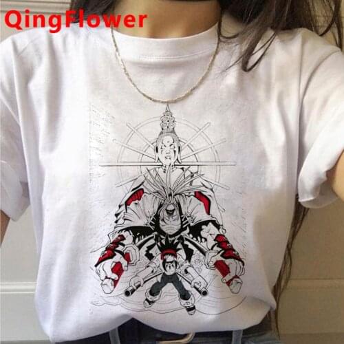 Shaman King Yoh Asakura Amidamaru t shirt women japanese tumblr grunge couple t-shirt tumblr kawaii
