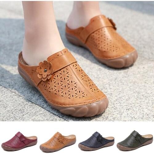 Summer Sandals Women Leather Classic Roman Sandals 2021 Slipper Outdoor Sneaker Beach Rubber Flip Flops Water Trekking Sandals