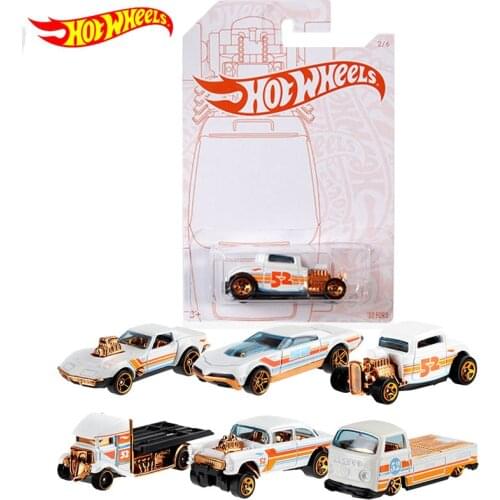 Original 52th Anniversary Collectors Edition hot wheels Car 1/64 Metal Diecast hot wheels Car Toy For Children Gifts Juguetes