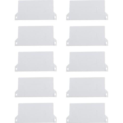 10PCS 89mm Bottom Plate for Vertical Blind Portable Bottom Weights Slats Vertical Blind Fittings Roller Accessories (Whi