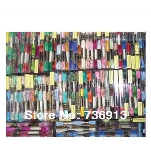 Full set of 447 Colors Or Choose Your Needed Colors Cotton Cross Stitch Embroidery Thread Floss Yarn