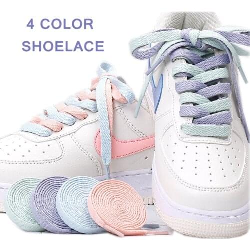 AF1 shoelace 1 pair 4 color shoelace Air Force One shoelace sneaker shoelace mens and womens shoelace