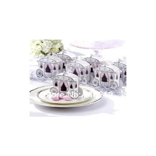 Wedding box pumpkin Carriage Favor Box candy box baby shower box