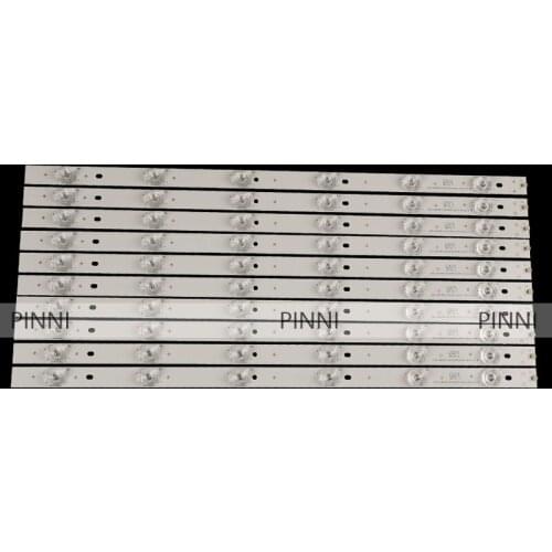 10pcs 493mm LED Lamp strip TV backlight bar for KKTV Konka K49J K49 U49