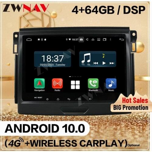2 Din 128GB For Ford Ranger 2015 2016 2017 2018 Android Car Multimedia Player Screen Audio Radio GPS Navi Head Unit Auto Stereo