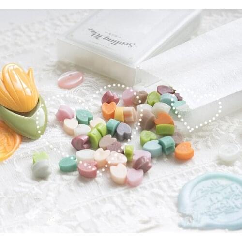 90pcs/Pack Octagon Sealing Wax Beads Retro Wax Seal Stamps Beaded Waxes for Wedding Vintage Craft Decoration Card Making Tools